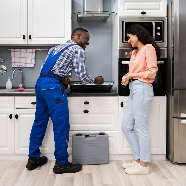 can you provide an estimate for cooktop repair before beginning any work in Underwood Indiana